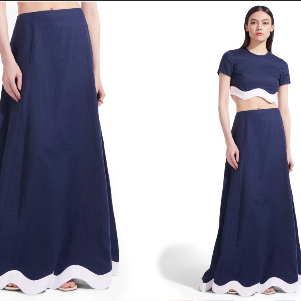 STAUD Set - Luciana Skirt Size 4 + Ciana Top Size S